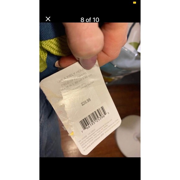 Orla Kiely Queen Hippy Mod Flower Comforter 2 Pillow Cases & 2 Throw Pillows NEW - Picture 7 of 9